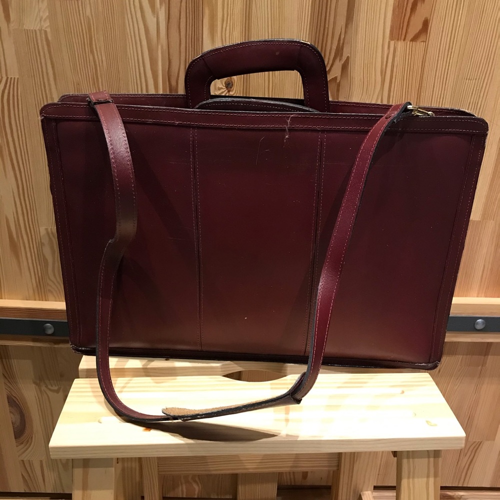 Burgundy Briefcase